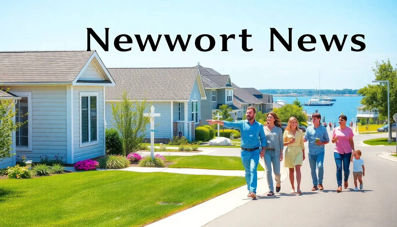 diverse homebuyers exploring Newport News real estate options.